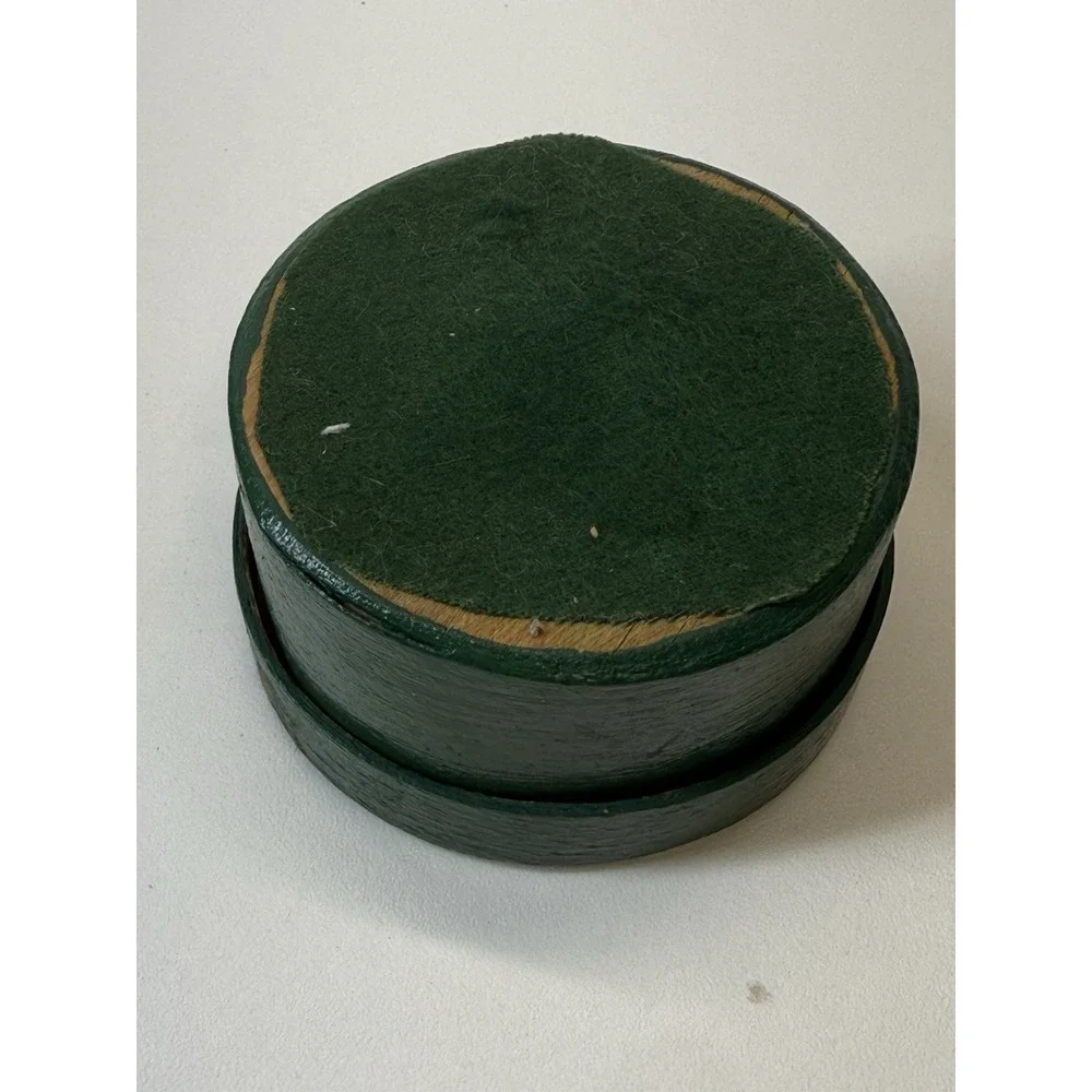 Vintage Wood Mini‎ Trinket Box Hand Painted Floral Design Folk Art Cottagecore